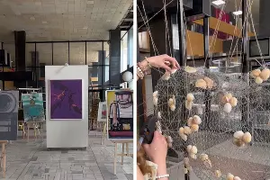  &copy;&nbsp;Коллаж из скриншотов фото из телеграм-канала &laquo;Дом Книги&raquo; - арт-резиденция&raquo;