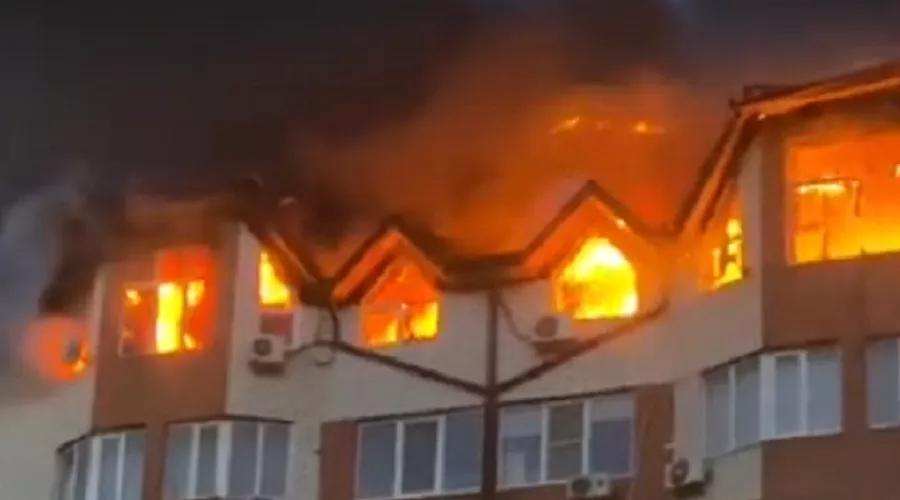  &copy;&nbsp;Скриншот из видео, предоставленного Юга.ру очевидцами