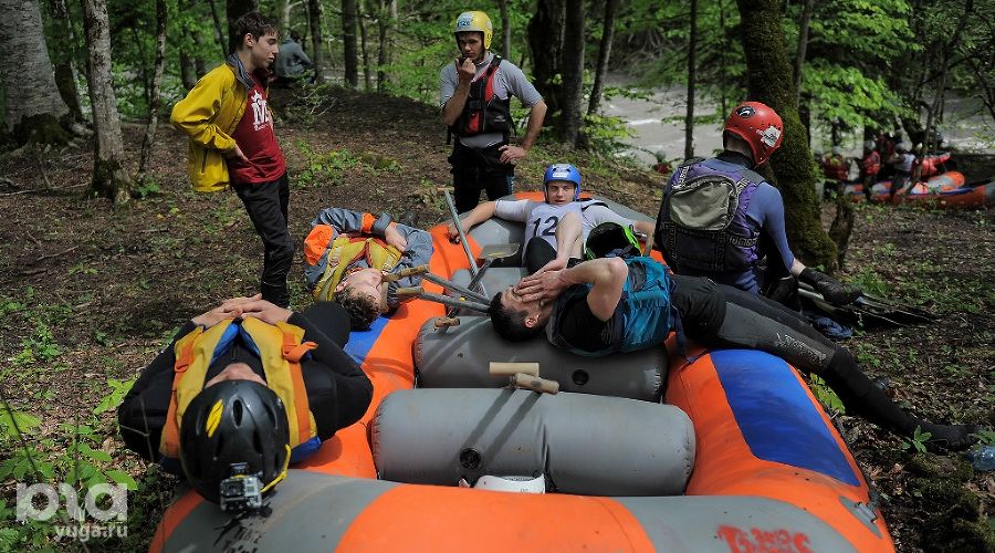 Соревнования по рафтингу "Интерралли Белая-2014" в Адыгее &copy;&nbsp;Нина Зотина, ЮГА.ру