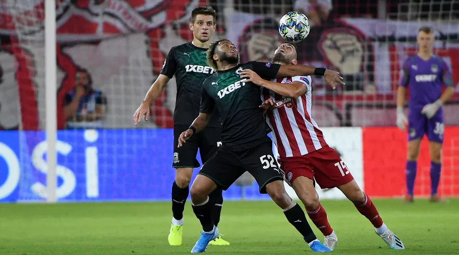 Матч плей-офф Лиги чемпионов «Олимпиакос» — «Краснодар» &copy;&nbsp;Фото пресс-службы ФК &laquo;Краснодар&raquo;