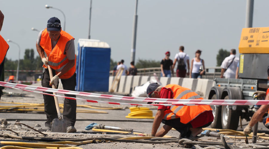 Ремонт Яблоновского моста © Фото пресс-службы администрации Краснодара