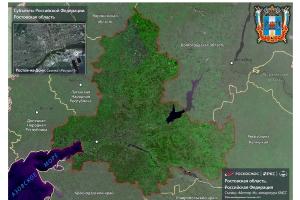 Ростовская область из космоса © Скриншот фото с сайта kuban.rbc.ru