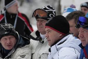 Дмитрий Медведев посетил этап Кубка мира по горным лыжам в Красной Поляне © Влад Александров. ЮГА.ру