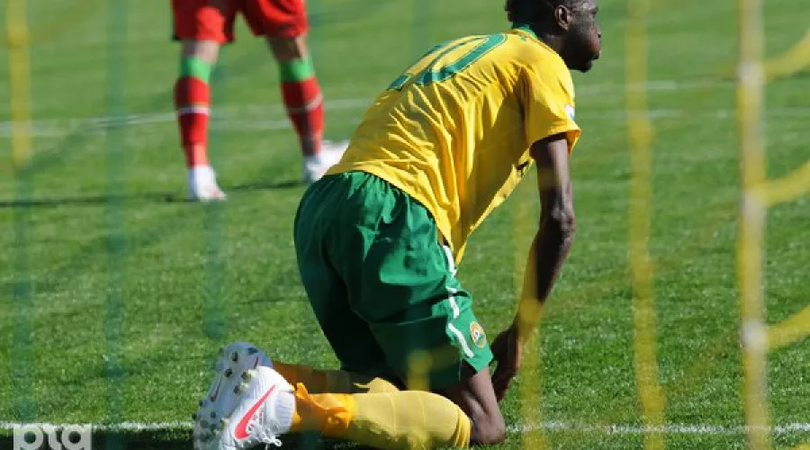 Ласина Траоре после очередного упущенного голевого момента &copy;&nbsp;ЮГА.ру, Елена Синеок