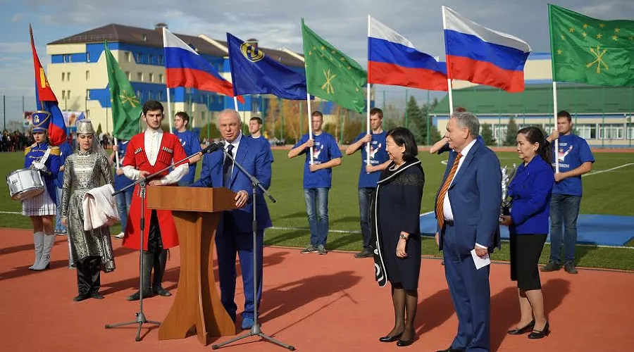  &copy;&nbsp;Фото стадиона АГУ Алексея Гусева