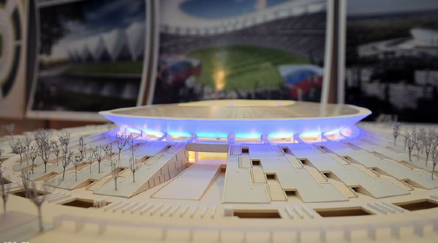 Проект стадиона ЧМ-2018 по футболу © Елена Синеок. ЮГА.ру