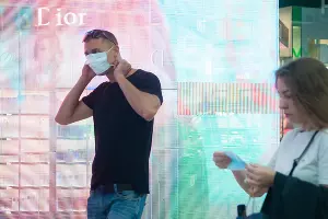 Первый день работы краснодарских ТРЦ после карантина &copy;&nbsp;Фото Дмитрия Леснова, Юга.ру