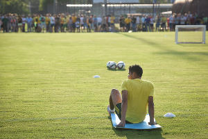 Открытая тренировка ФК "Кубань" &copy;&nbsp;Елена Синеок, ЮГА.ру