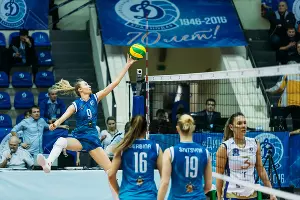 Волейболистки краснодарского «Динамо» проиграли швейцарскому «Волеро» в стартовом матче Лиги чемпионов &copy;&nbsp;Евгений Резник, Юга.ру