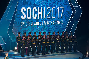 Церемония открытия III Всемирных зимних военных Игр в Сочи © Фото Никиты Быкова, Юга.ру