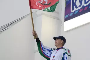 ХК "Кубань" разгромил тольяттинскую "Ладу" в 1/8 ВХЛ в Краснодаре &copy;&nbsp;Михаил Ступин, ЮГА.ру