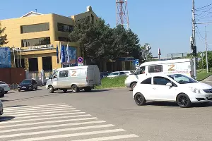 Обстановка у здания «Россети Кубань» на ул. Ставропольской &copy;&nbsp;Фото Александра Гончаренко, Юга.ру