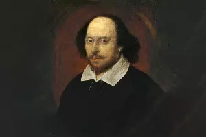 «Чандосовский портрет», один из предполагаемых портретов Уильяма Шекспира (1600-1610) &copy;&nbsp;Произведение искусства является общественным достоянием