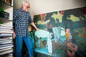 В мастерской Алексея Паршкова &copy;&nbsp;Фото Елены Синеок, Юга.ру