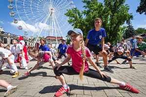 Всероссийский олимпийский день в Краснодаре © Елена Синеок, ЮГА.ру