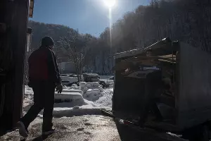 Раздельный сбор отходов на курорте &laquo;Роза Хутор&raquo; &copy;&nbsp;Фото Екатерины Лызловой, Юга.ру