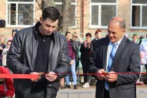 Открытие парка в Ловлинской &copy;&nbsp;Фото пресс-службы Тбилисского района