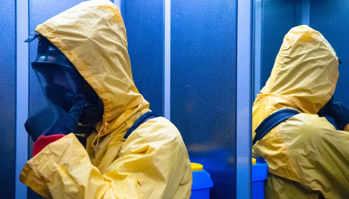 Дезинфекция жилых домов в Краснодаре &copy;&nbsp;Фото Дмитрия Леснова, Юга.ру