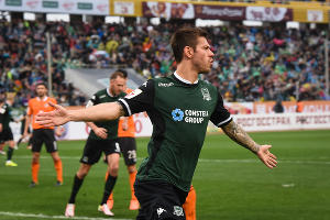 ФК "Краснодар" разгромил "Урал" со счетом 6:0. Федор Смолов &copy;&nbsp;Фото Елены Синеок, Юга.ру