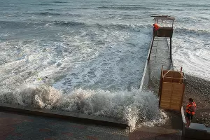 Шторм в Сочи &copy;&nbsp;Нина Зотина, ЮГА.ру