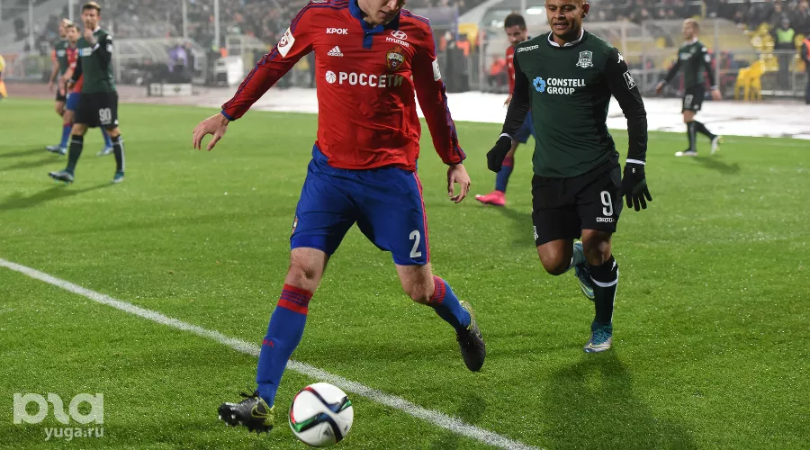 "Краснодар" обыграл ЦСКА со счетом 2:1 &copy;&nbsp;Елена Синеок, ЮГА.ру