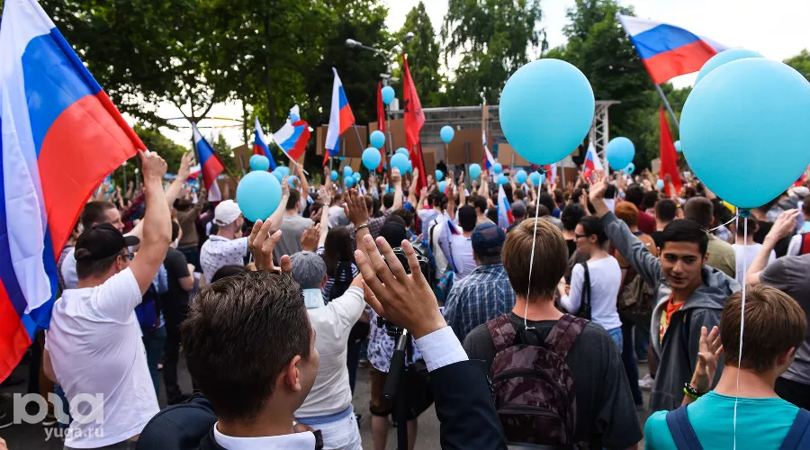 Митинг сторонников Навального в Краснодаре &copy;&nbsp;Фото Елены Синеок, Юга.ру