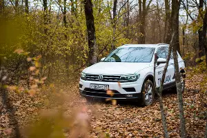 Тест-драйв Volkswagen Tiguan у Медвежьей горы &copy;&nbsp;Фото Елены Синеок, Юга.ру