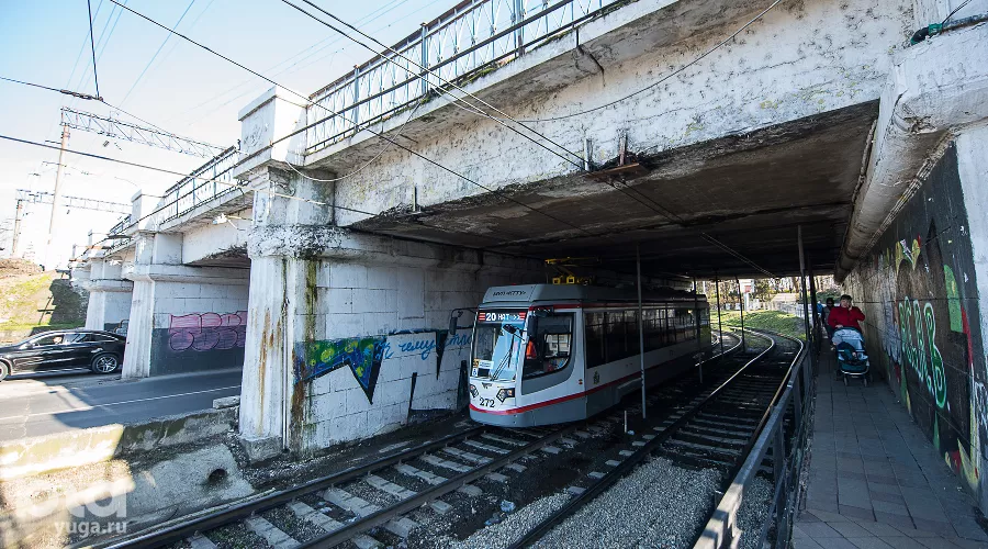 Путепровод на улице Вишняковой, около которого на девушку напали &copy;&nbsp;Фото Елены Синеок, Юга.ру