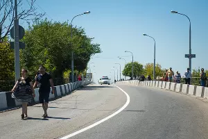 Яблоновский мост открыли после ремонта &copy;&nbsp;Фото Елены Синеок, Юга.ру