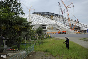 Староверы отметили Радоницу на кладбище центре Олимпийского парка в Сочи  &copy;&nbsp;Михаил Мордасов, ЮГА.ру