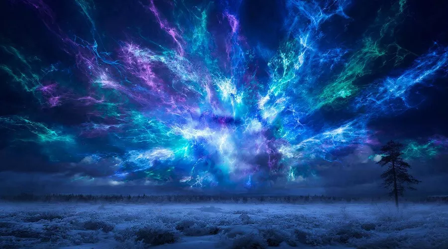 магнитная буря &copy;&nbsp;Изображение сгенерировано нейросетью Gigachat