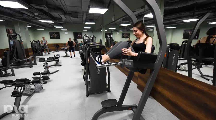 Головной офис компании «Магнит». Спортзал &copy;&nbsp;Фото Елены Синеок, Юга.ру
