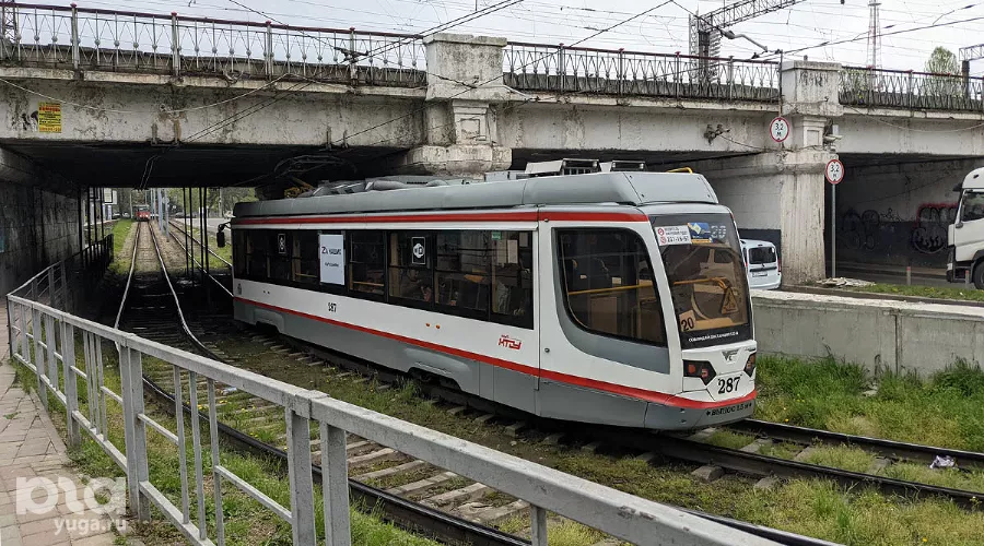 Трамвай &copy;&nbsp;Фото Антона Быкова, Юга.ру