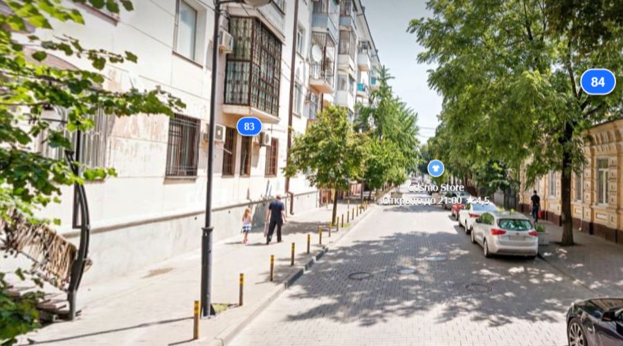 Краснодарский Арбат  © Скриншот yandex.ru/maps, панорама 2019 года