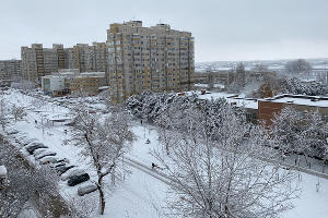 Снег в Краснодаре © Фото Валерии Дульской, Юга.ру