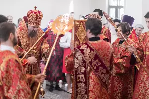 Освящение иконостаса в храме Святого Апостола Андрея Первозванного в Краснодаре &copy;&nbsp;Фото Евгения Резника, Юга.ру