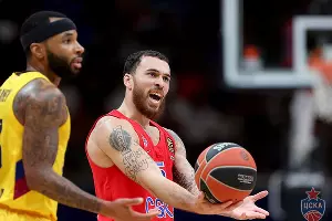 Майкл Джеймс &copy;&nbsp;Фото Михаила Сербина с сайта cskabasket.com