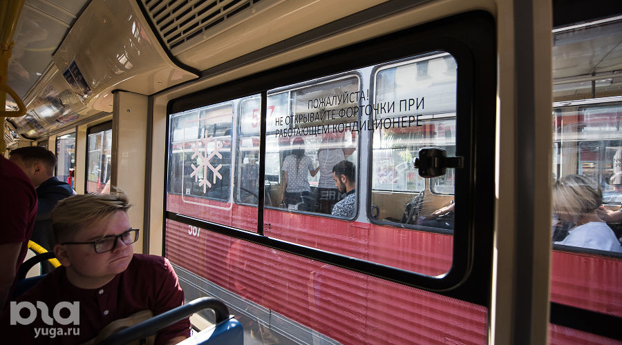 Презентация нового трамвая в Краснодаре © Фото Елены Синеок, Юга.ру