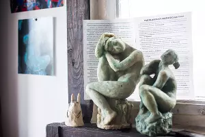 В мастерской Алексея Паршкова &copy;&nbsp;Фото Елены Синеок, Юга.ру