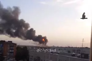  &copy;&nbsp;Скриншот видео из телеграм-канала &laquo;ЧП Краснодар&raquo;, tmtr.me/chp_krd