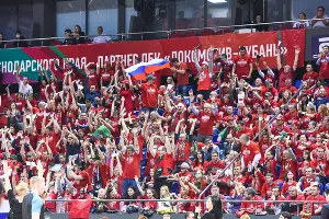 «Локомотив-Кубань» проиграл «Дарюшшафаке» в пером финальном поединке &copy;&nbsp;Фото Елены Синеок, Юга.ру