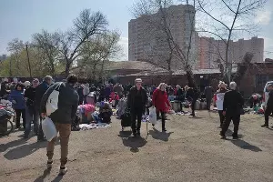 Блошиный рынок в Краснодаре &copy;&nbsp;Фото Иолины Грибковой, Юга.ру