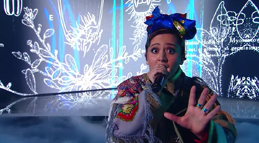 Манижа &copy;&nbsp;Кадр из видео канала Eurovision Song Contest на Ютубе, youtube.com/EurovisionSongContest