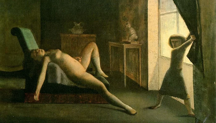 Картина Бальтюса «Комната» (1952-1954) &copy;&nbsp;Фото с сайта flickr.com