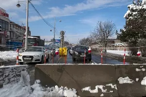 В Краснодаре начали строить трамвайную линию на улице Московской &copy;&nbsp;Фото Дмитрия Пославского, Юга.ру