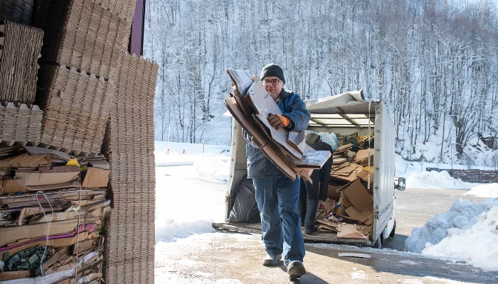 Раздельный сбор отходов на курорте «Роза Хутор» &copy;&nbsp;Фото Екатерины Лызловой, Юга.ру