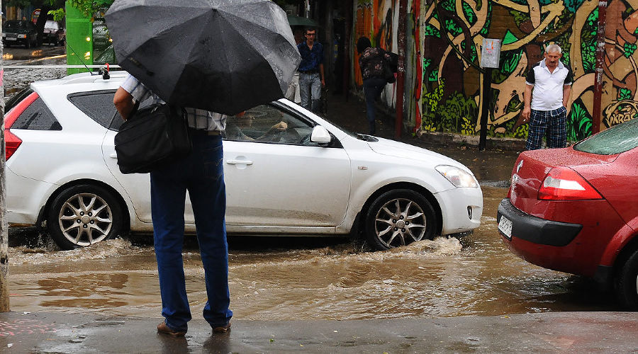 Ливень в Краснодаре © Фото Михаила Ступина, Юга.ру