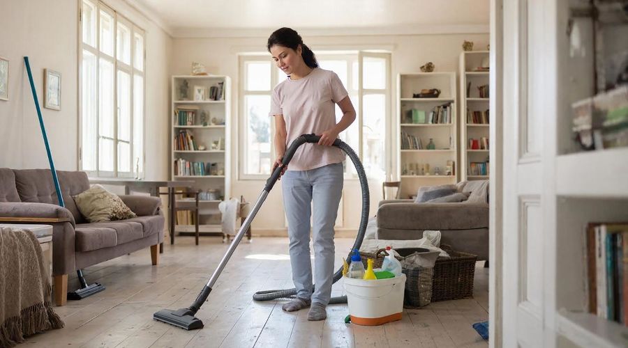 уборка &copy;&nbsp;Изображение сгенерировано нейросетью Gigachat