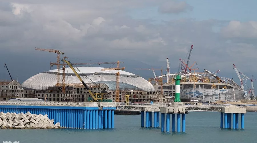 Открытие грузового порта "Имеретинский" в Сочи  &copy;&nbsp;Ирина Лукьяшко. ЮГА.ру