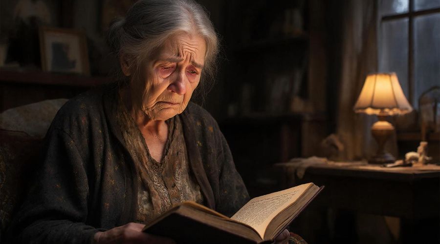 старушка &copy;&nbsp;Изображение сгенерировано нейросетью Gigachat